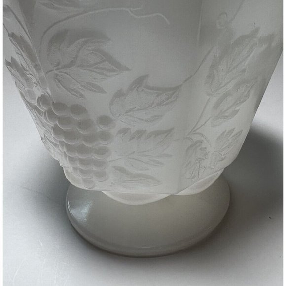 Vase Compote E.O Brody USA #2250 MU-20 4.5"x5" 3" Base Paneled Pedestal 1940s - Picture 4 of 10